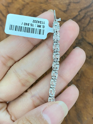 21.26 CT Lab 7 inches Tennis Bracelet