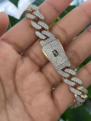 4.882 cttw 8 inches 14k Gold Cuban Link Bracelet