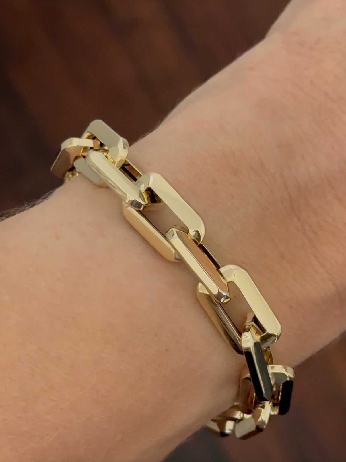 16g yellow gold chain bracelet