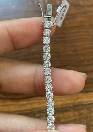 7.36 CT LAB 7 INCHES TENNIS BRACELET