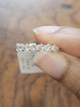 1 ct Natural Rose Cut Diamond Eternity Band
