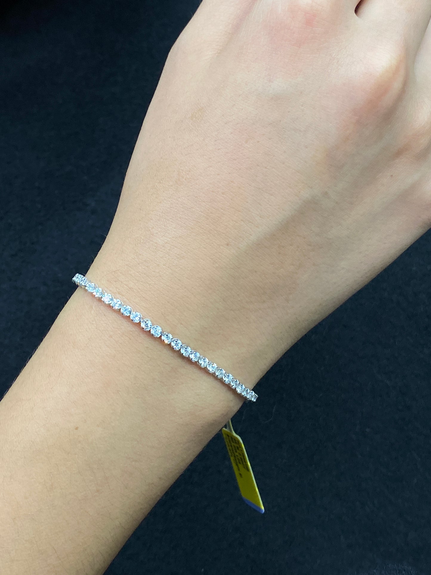 2.00CT Lab-Grown Diamond Sterling Silver 7 inches Tennis Bracelet