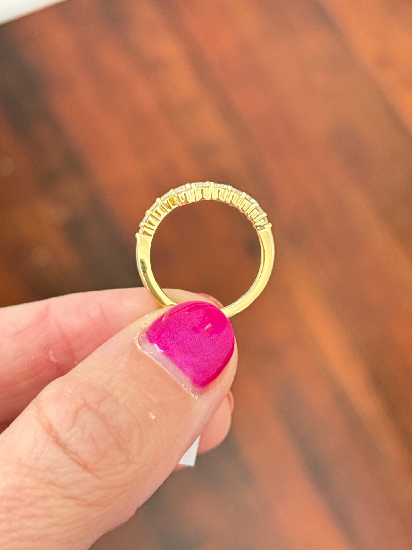 Lab diamond bypass rings available in white and yellow gold