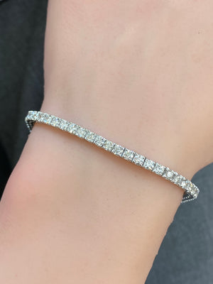 4.75 CT LAB 7.15 INCHES TENNIS BRACELET