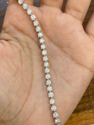 6.77 CT Lab 7.15 inches Tennis Bracelet