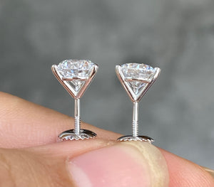 2.05 ct Lab Martini White Studs