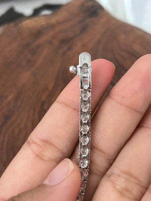 10.04 CT LAB 7.25 inches TENNIS BRACELET