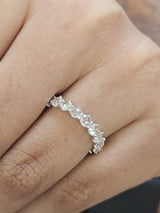 1.243 ct Natural Rose Cut Diamond Eternity Band