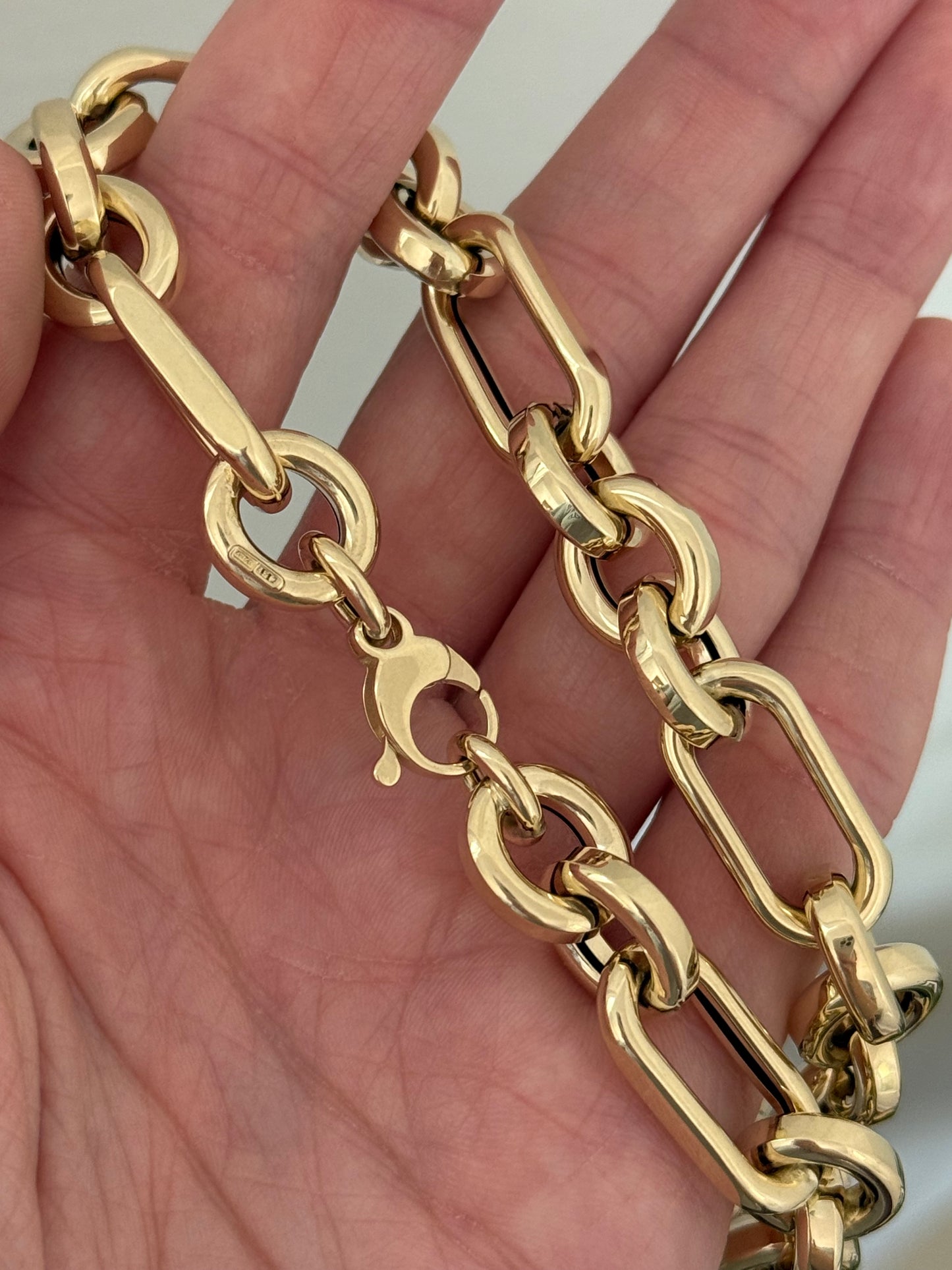 28.2g yellow gold chain necklace