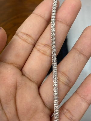 3.65 CT Lab 7.25 inches Tennis Bracelet