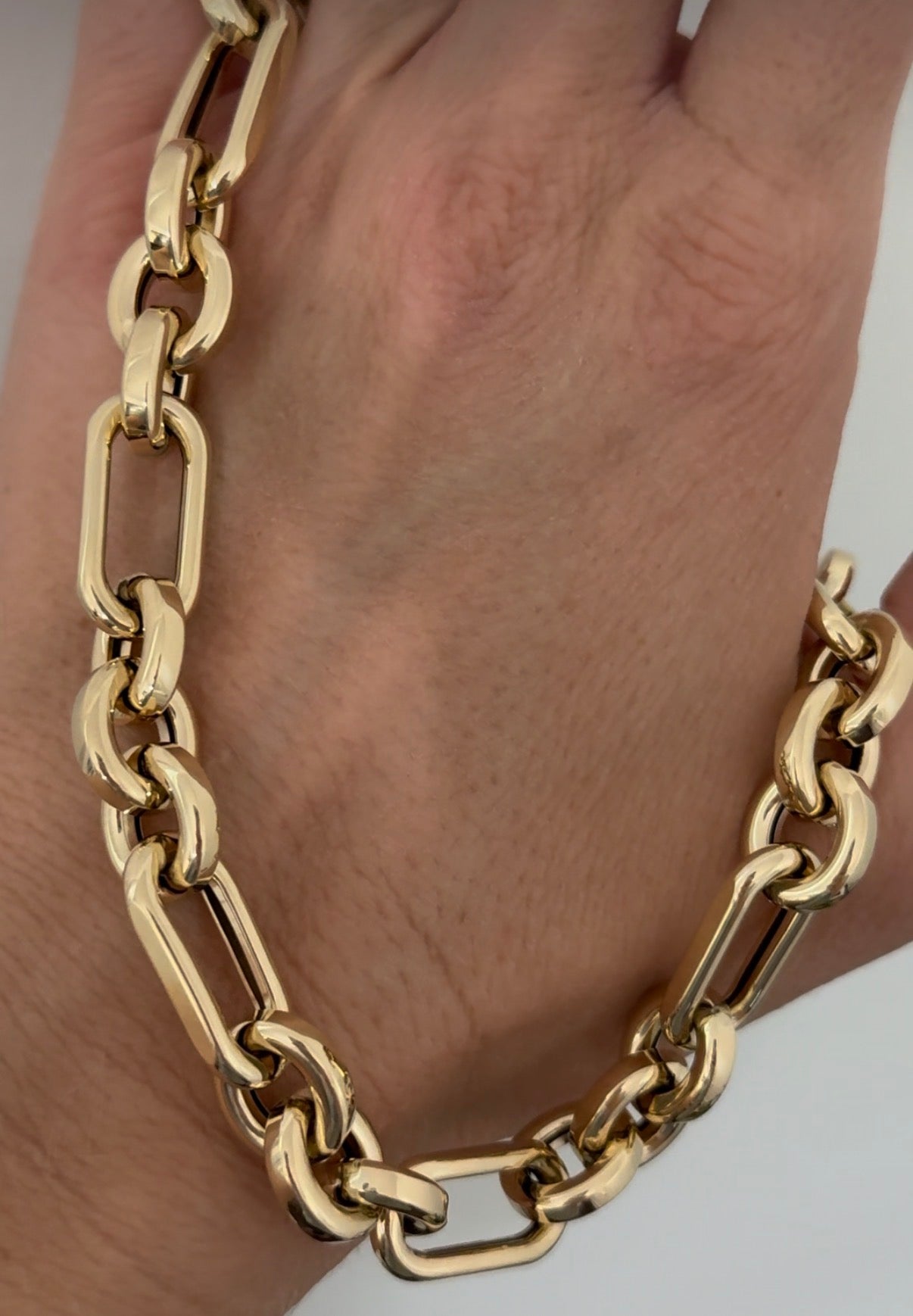 28.2g yellow gold chain necklace
