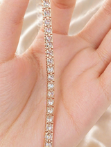 5.95ct Rose Gold Lab Diamond 7" Tennis Bracelet