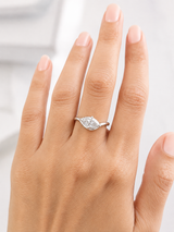 1ct Marquise Shape Lab Diamond Ring