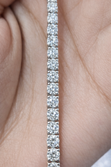5.16ct White Gold 6.75" Lab Diamond Tennis Bracelet