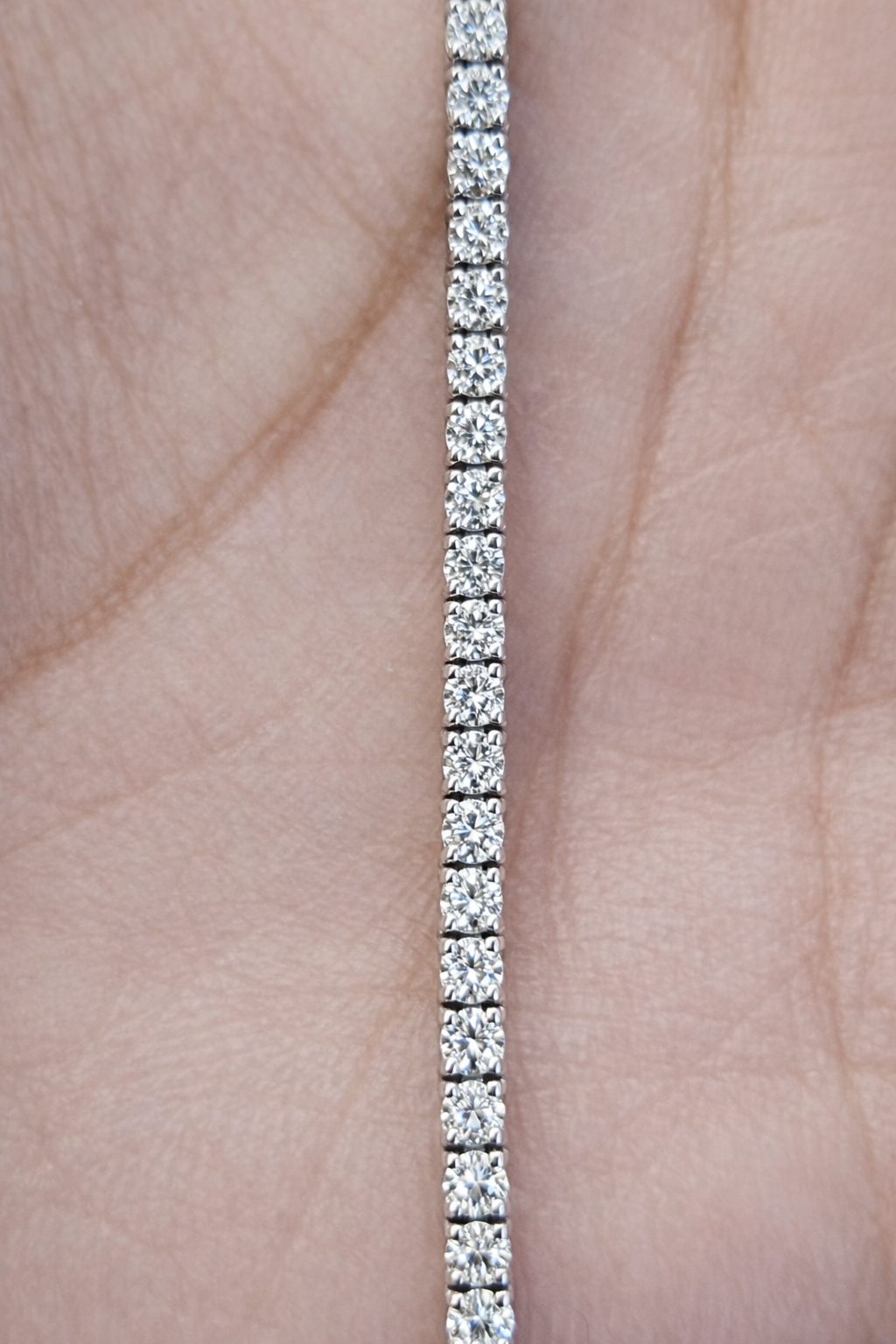 2.15ct White Gold 7" Tennis Bracelet
