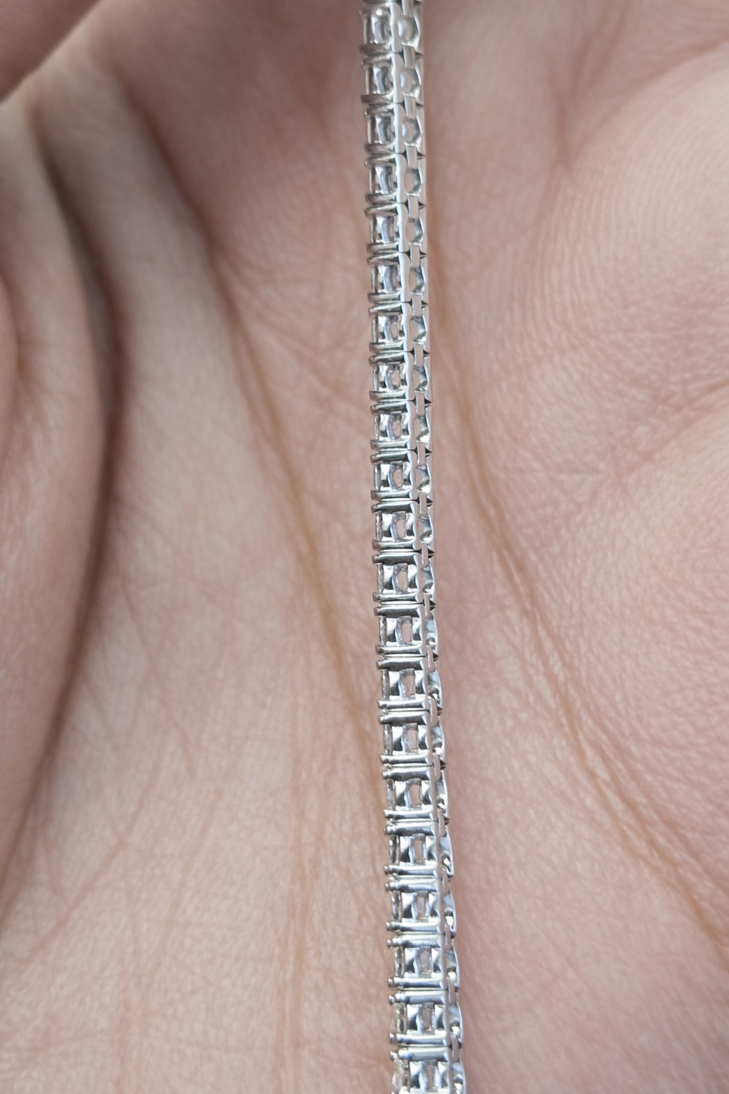 2.15ct White Gold 7" Tennis Bracelet