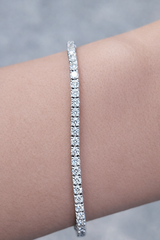 2.15ct White Gold 7" Tennis Bracelet