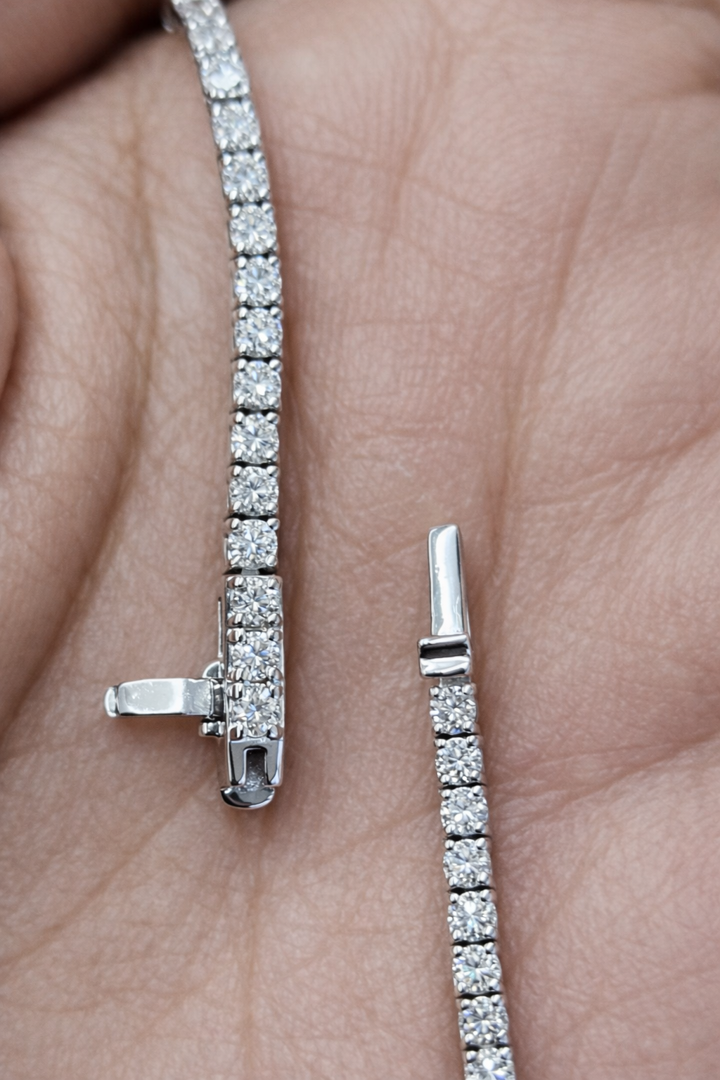 2.15ct White Gold 7" Tennis Bracelet