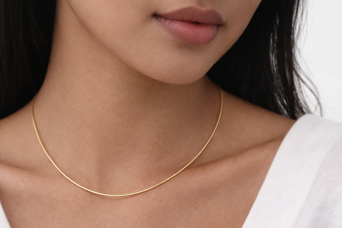 Omega 16" Chain 14K Yellow Gold