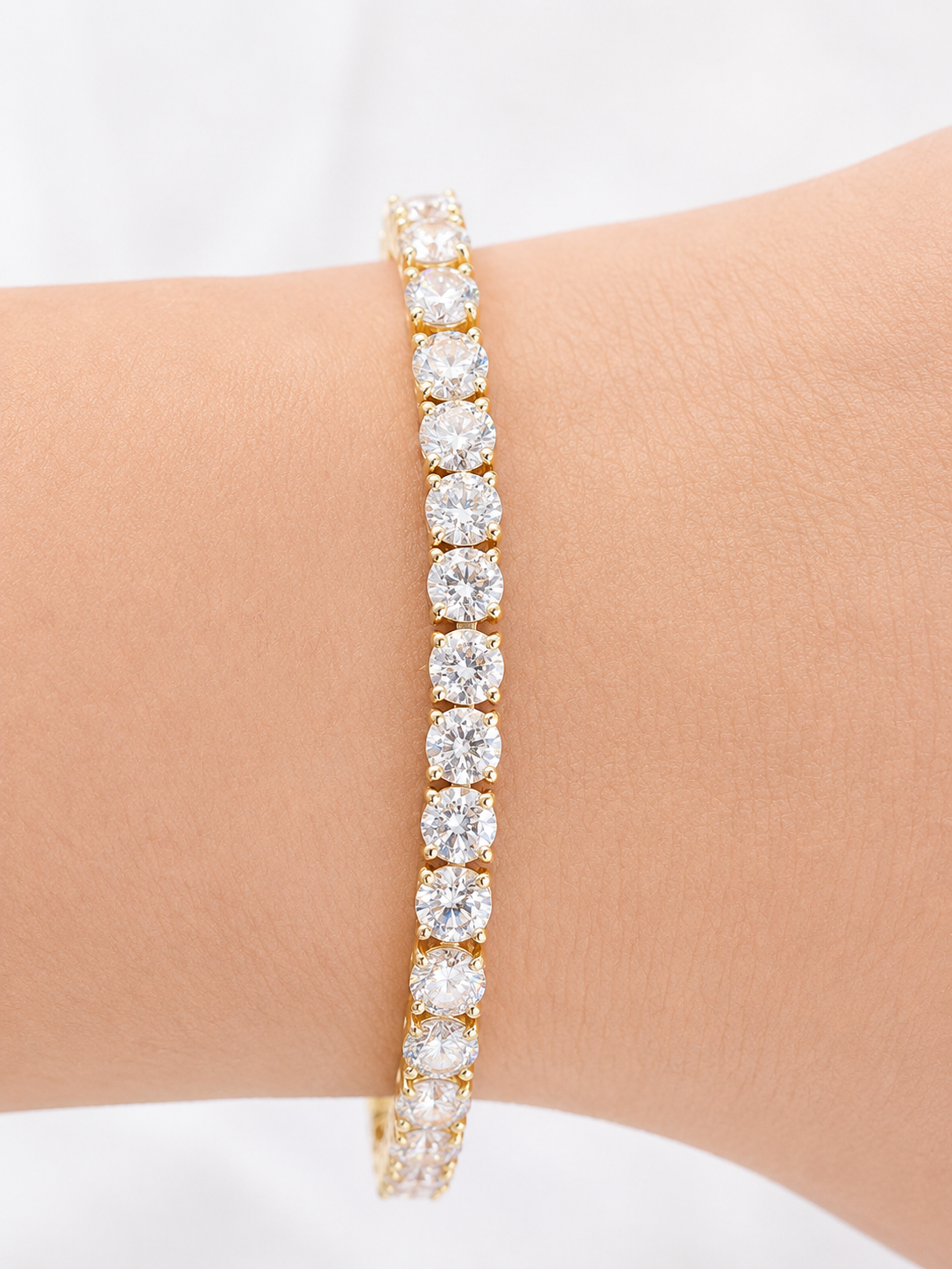 IGI 9.34ct Lab Diamond 7" Tennis Bracelet