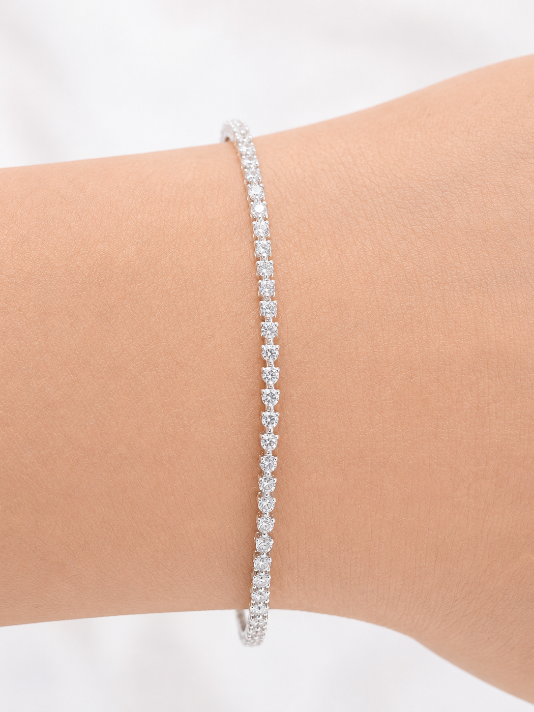IGI 0.90cttw 3 Prong Lab Diamond 7" Bracelet