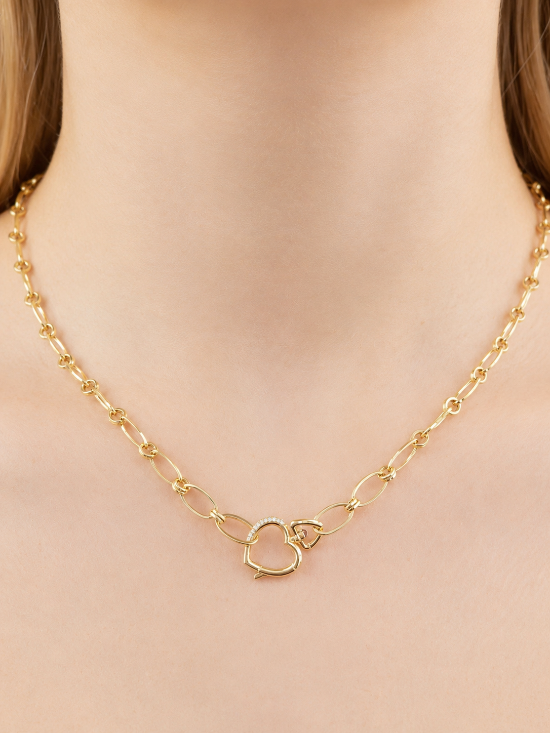 CGRL Certified Yellow Gold chain with Natural Diamond