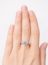 IGI 1.70ct Round White Gold Lab Diamond Ring