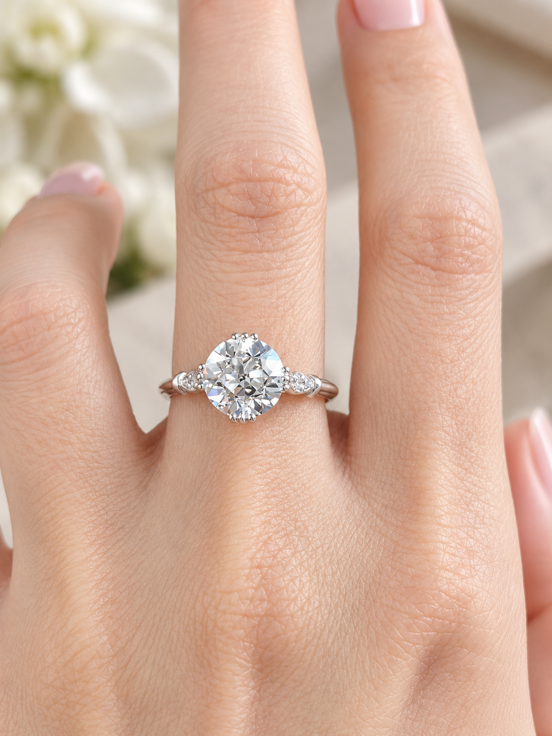 2.57Cttw OEC Platinum Ring