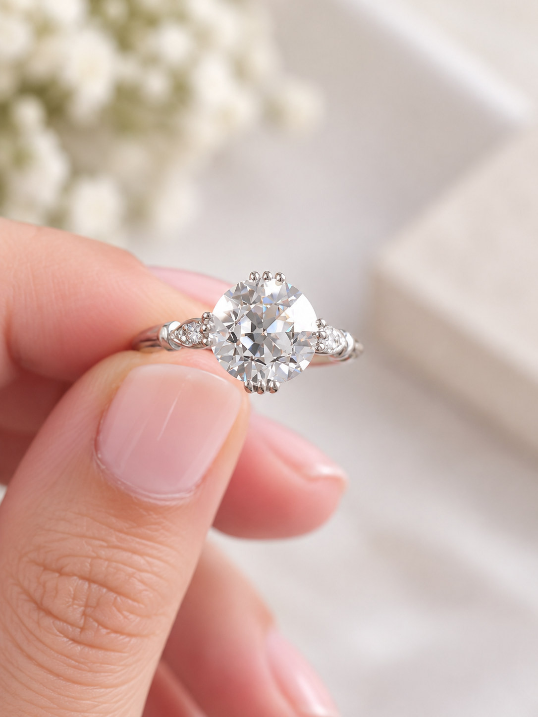 2.57Cttw OEC Platinum Ring