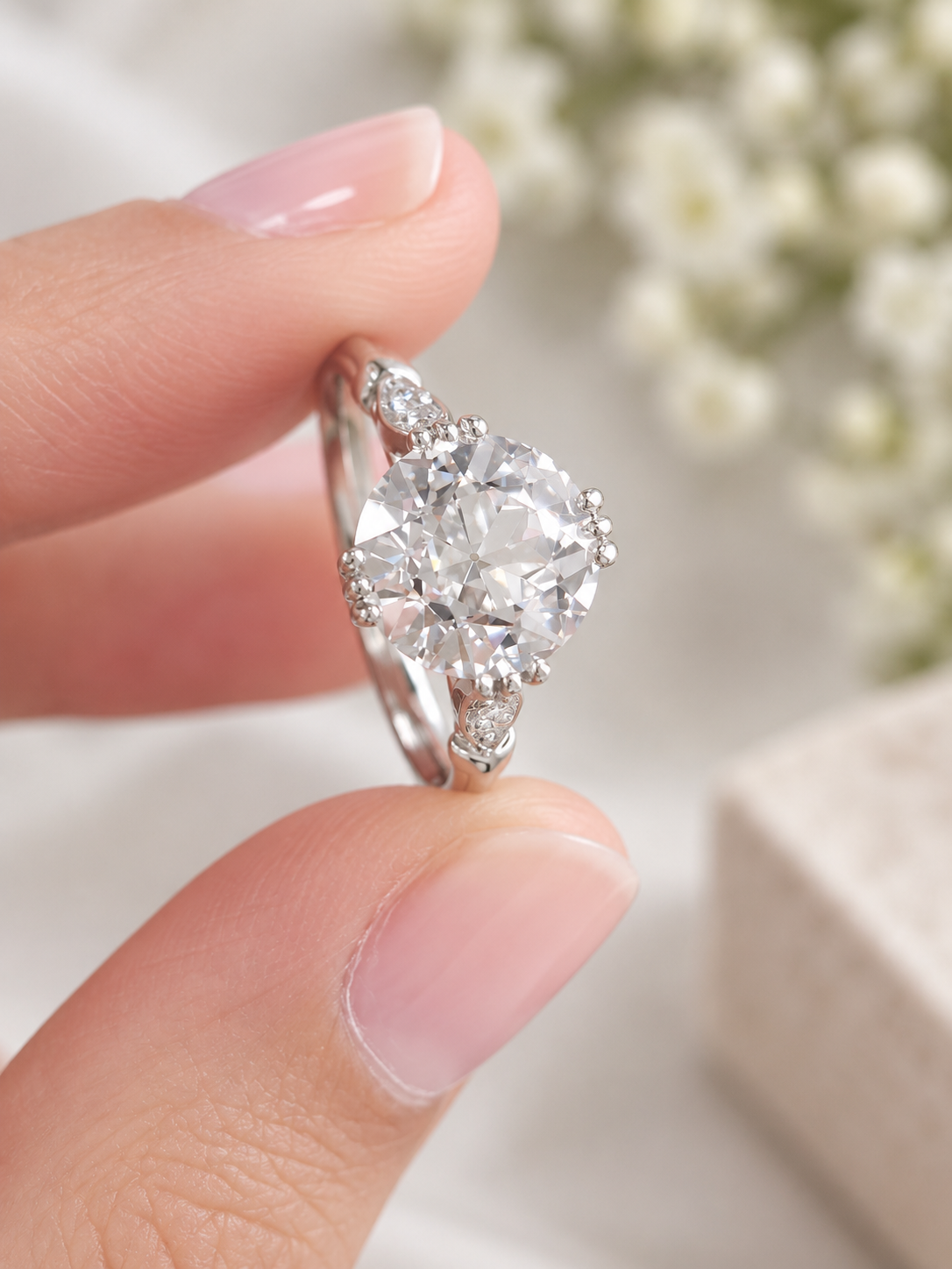2.57Cttw OEC Platinum Ring