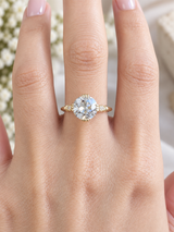 2.57Cttw OEC Yellow Gold Lab Diamond Ring