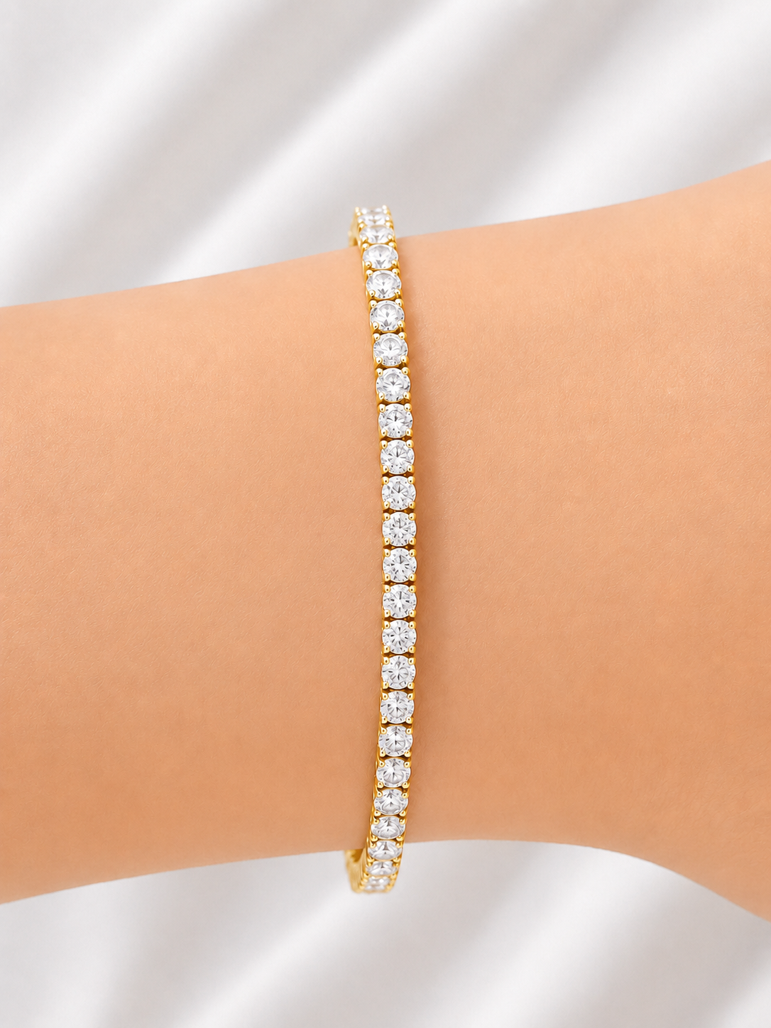 2.5cttw Lab Diamond 7" Bracelet
