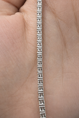 IGI Certified 10.11ct Lab Diamond 17" Tennis Necklace In White Gold