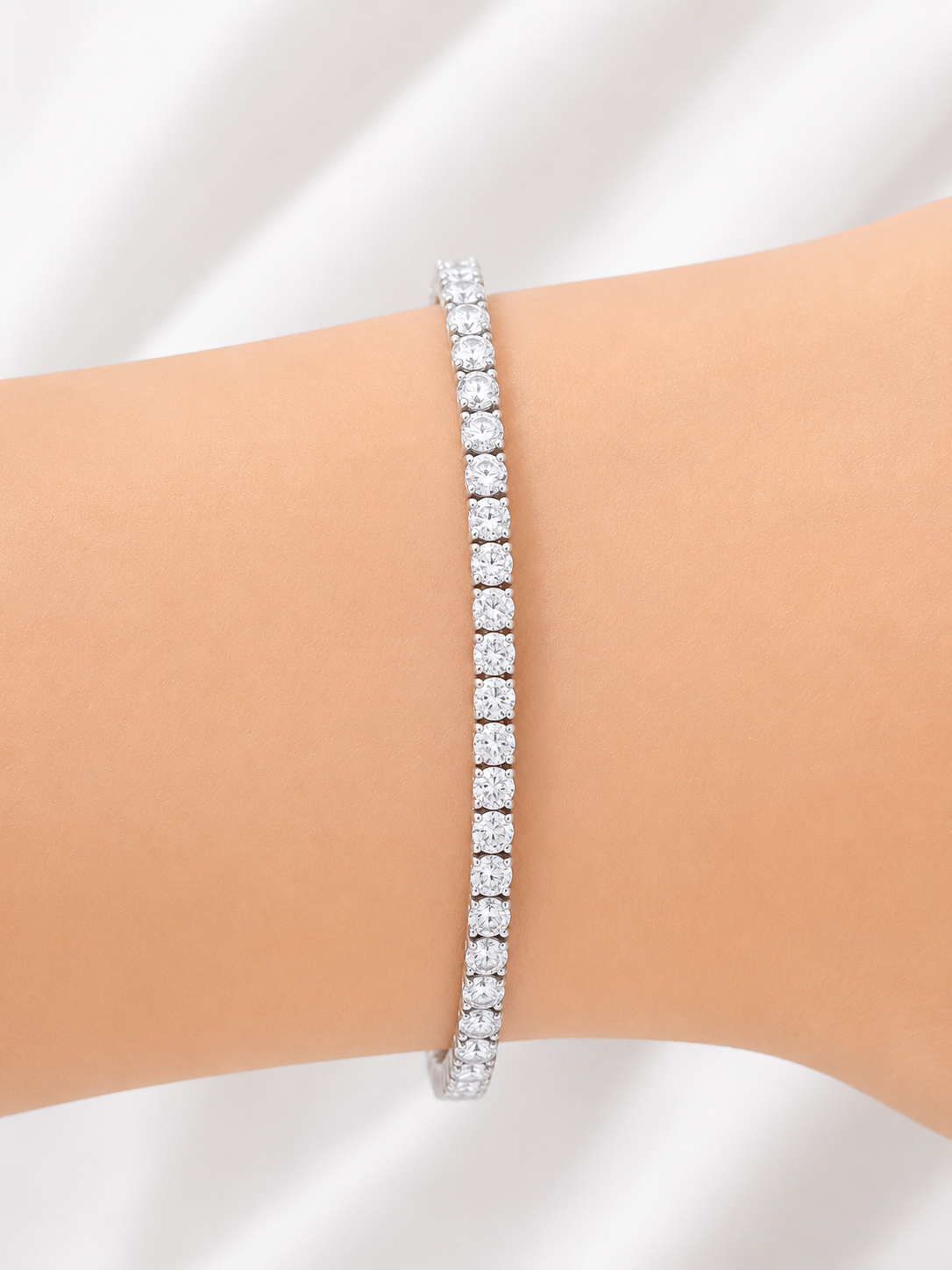 2.5cttw Lab Diamond 7" Bracelet