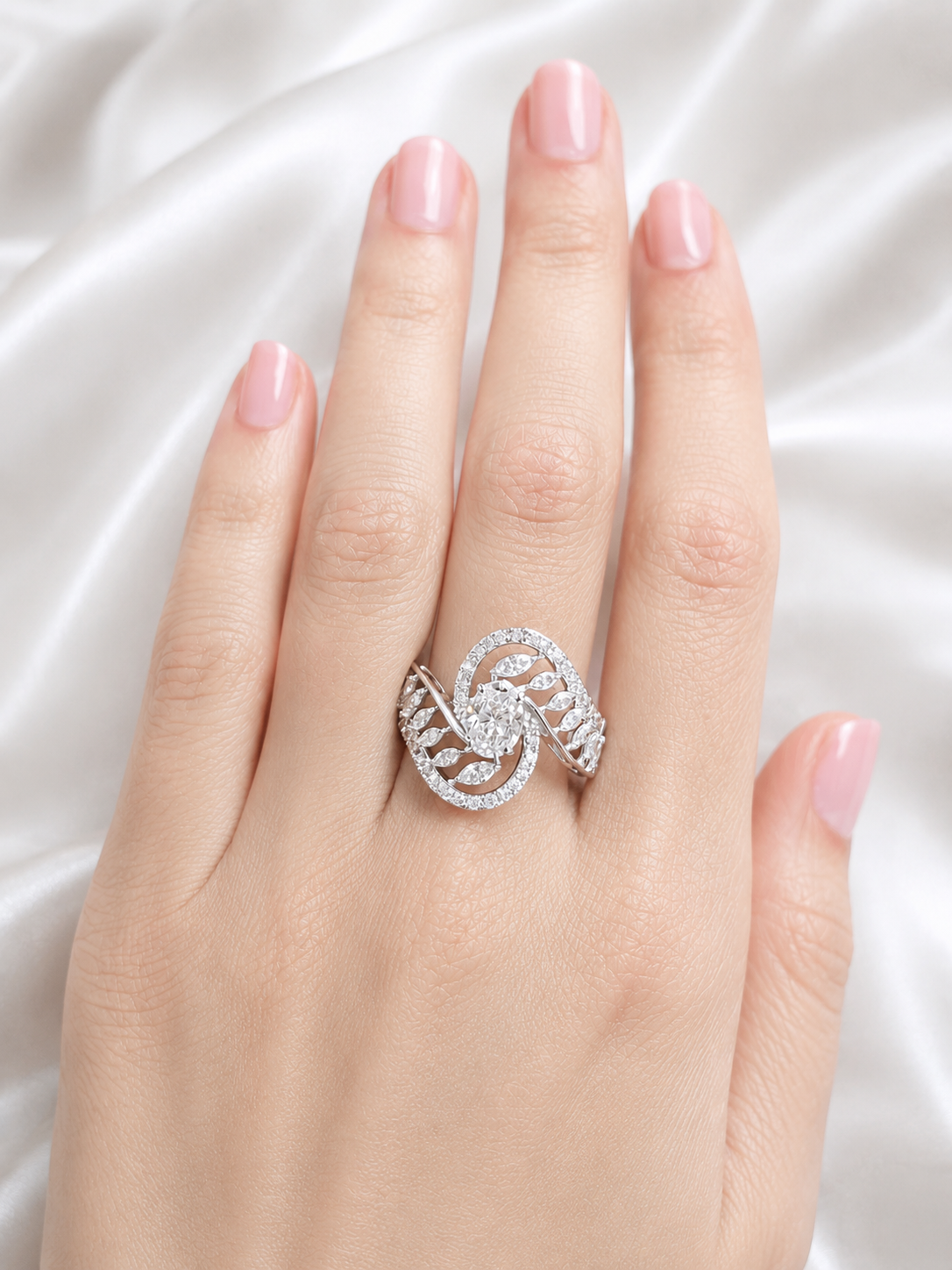 1.46ct White Gold Lab Diamond Ring