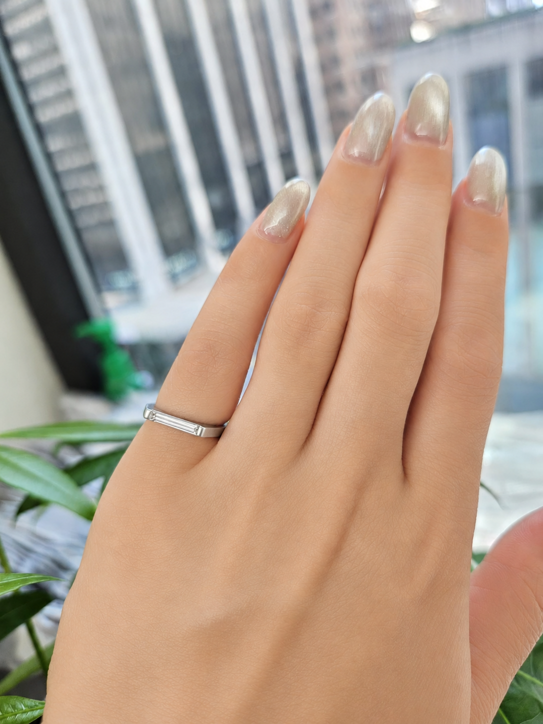 0.30ct Natural Diamond White Gold Ring