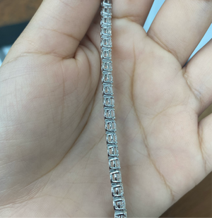 8.18ct Lab 7 inches Tennis Bracelet