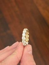 IGI certified 5.83ct lab diamond eternity band