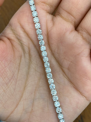 7.79 CT Lab 7 inches Tennis Bracelet
