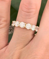 IGI certified 5.83ct lab diamond eternity band