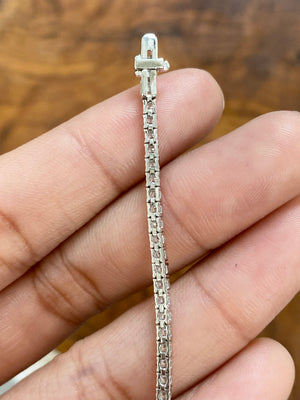 2.22 CT Lab 7 Inches Tennis Bracelet