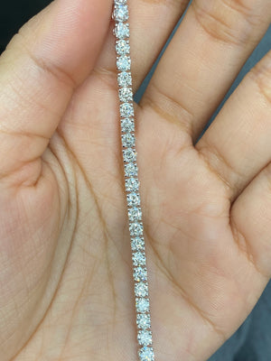 6.48 CT Lab 7 inches Tennis Bracelet