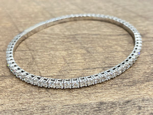 3.37CT Lab Diamond Flexible Bangle