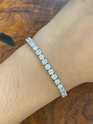 10CT Lab 7 inches Tennis Bracelet