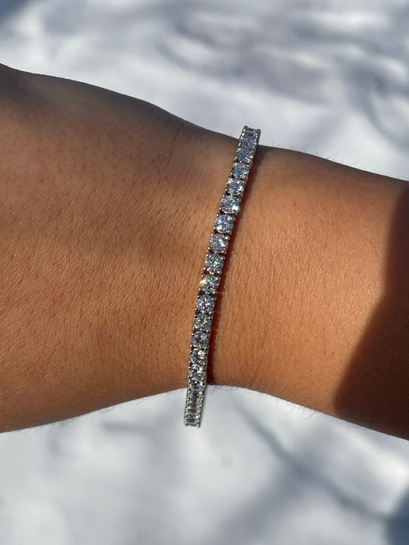 Lab 7.84ct 7 inches Tennis Bracelet