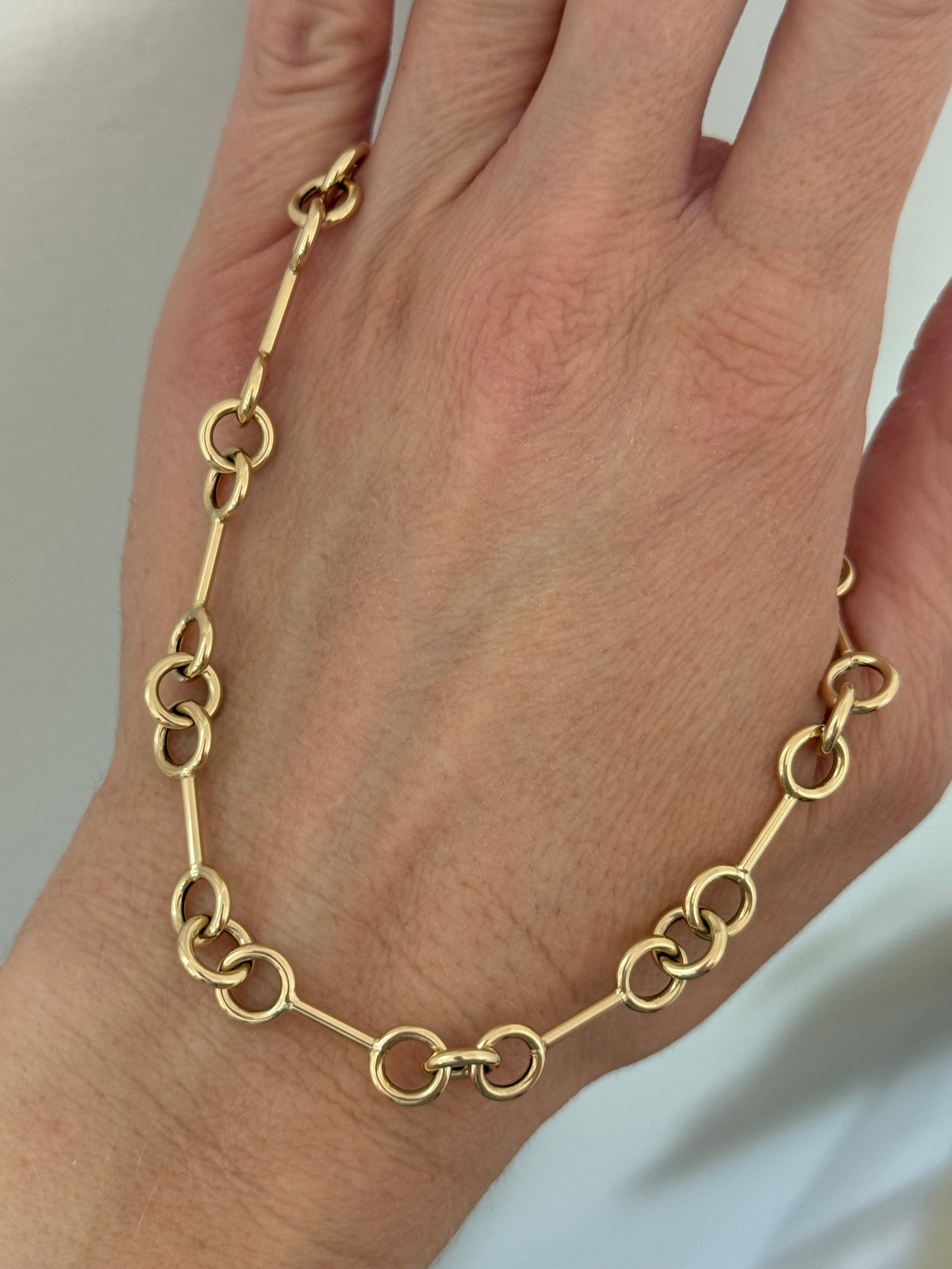 11.3g yellow gold chain necklace
