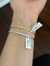 0.4ct natural diamond flex bracelet