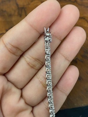 9.27 CT Lab 7.25 inches Tennis Bracelet
