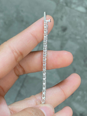 5.71 CT Lab 6.75 Inches Tennis Bracelet