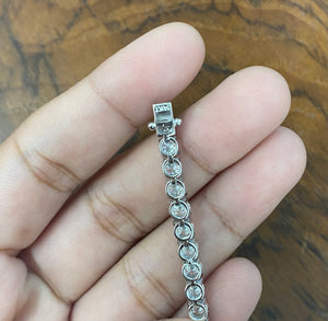 9.27 CT Lab 7.25 inches Tennis Bracelet